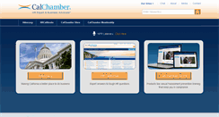 Desktop Screenshot of calchamber.com